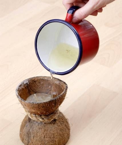 DEKORACJE KOKOSOWY SWIECZNIK - WYKONANIE