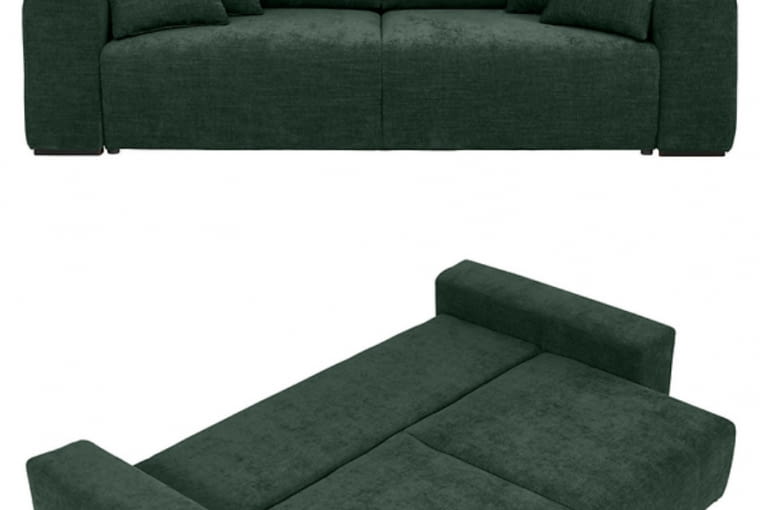 Vouge, tkanina, 255 x 123 cm, wys. 86 cm, 5129 zł, brw.pl sofa