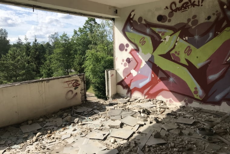 Kłomino - opuszczone bloki