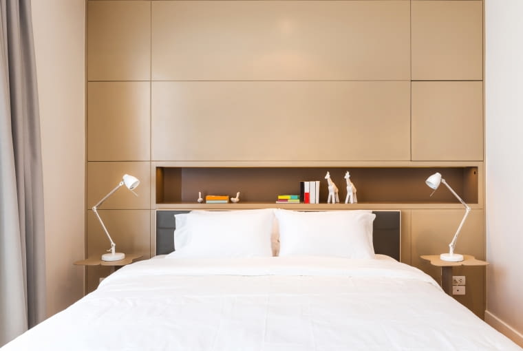 Mała sypialnia - pomysł na aranżację