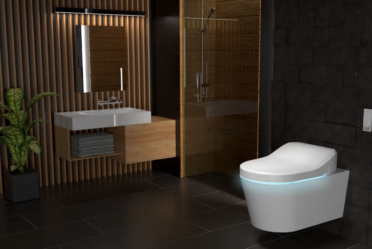 toaleta, deska myjąca