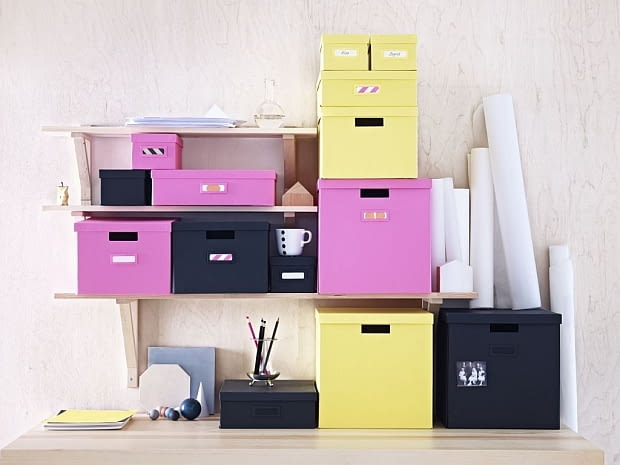 IKEA - TJENA pudełka z przegrodami - 5,99 zł, 14,99 zł, 19,99 zł. meble z ikei, meble z ikea, nowości, nowe meble z ikea