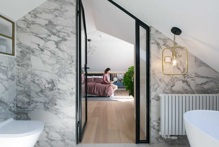 Łazienka na poddaszu