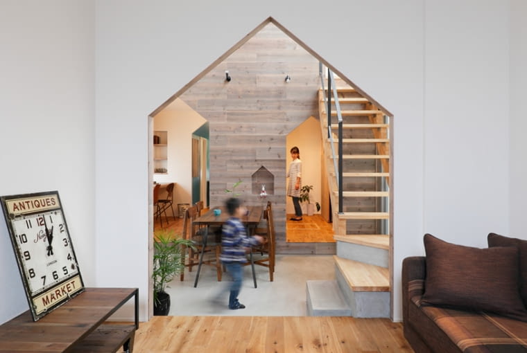 Lekki, zrównoważony design 'Hazukashi House' to alternatywna projektowa dla tych, którzy poszukują pełnowartościowego wykorzystania dostępnej powierzchni dom, dom jednorodzinny, dom w Japonii, japoński design