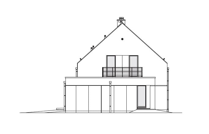 Elewacja boczna Elewacja boczna