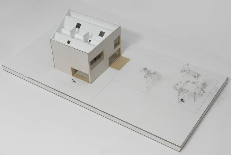 Makieta domu jednorodzinnego w Warszawie o powierzchni użytkowej 265 mkw.