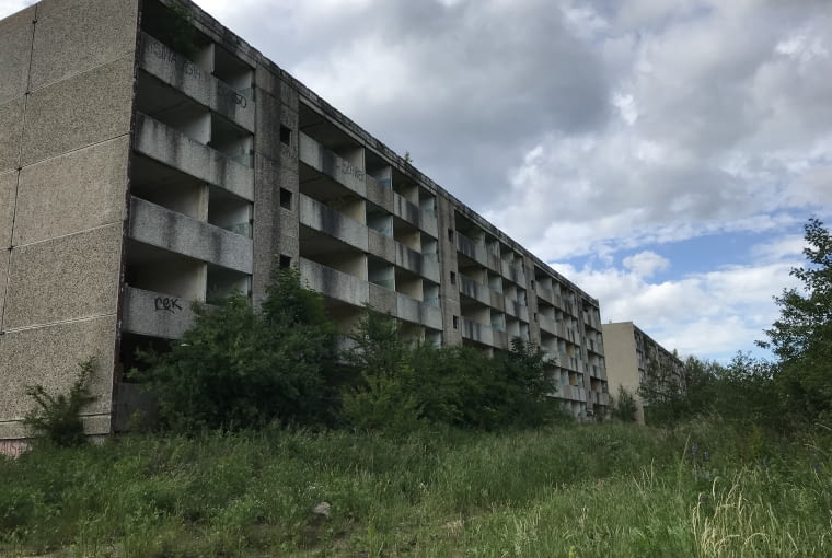 Kłomino - opuszczone bloki