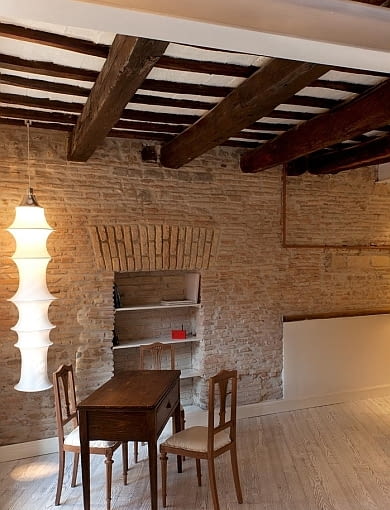 Małe mieszkanie w Rzymie - 38 m kw.; proj. Archifacturing małe mieszkanie, kawalerka, jak urządzić małe mieszkanie, pomysły na małe mieszkanie, przytulne małe mieszkanie