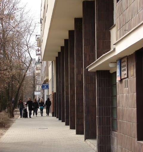 Dom Wedla (1935-36) przy ul. Puławskiej 28 w Warszawie warszawa, modernizm