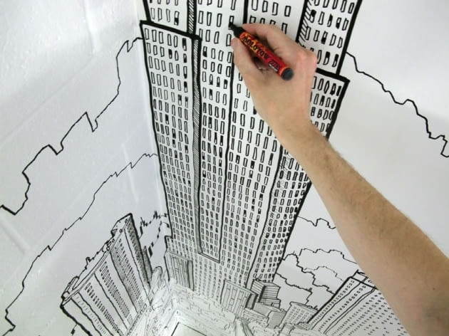 Kuchenny mural, aut. Deck Two Kuchenny mural, aut. Deck Two