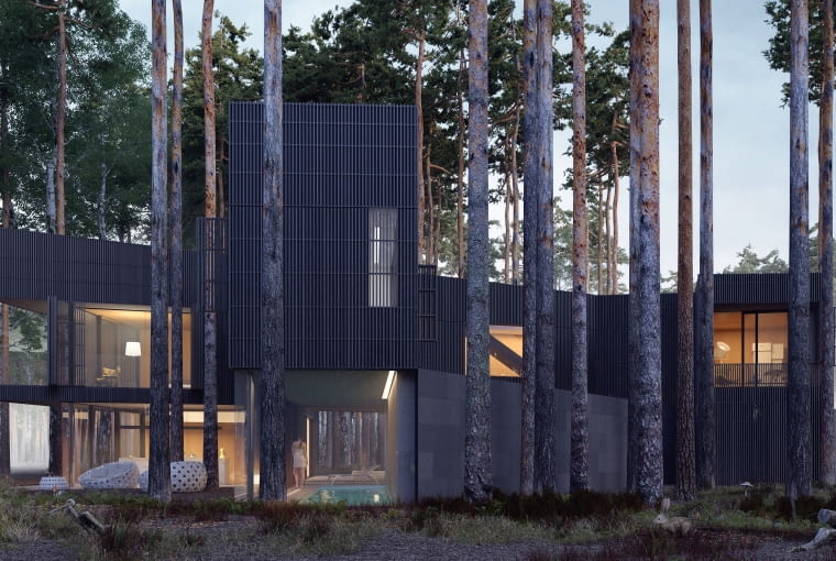 Wind House. Proj. Przemek Olczyk Mobius Architekci Wind House. Proj. Przemek Olczyk Mobius Architekci