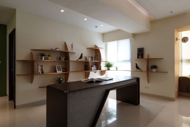 Nowoczesne mieszkanie na Tajwanie; proj. House Design nowoczesne mieszkanie, funkcjonalne mieszkanie, oryginalne mieszkanie, obrotowy telewizor