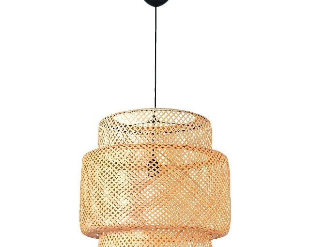Sinnerlig, lampa, bambus, śr. 50 cm, wys. 54 cm, 249 zł
