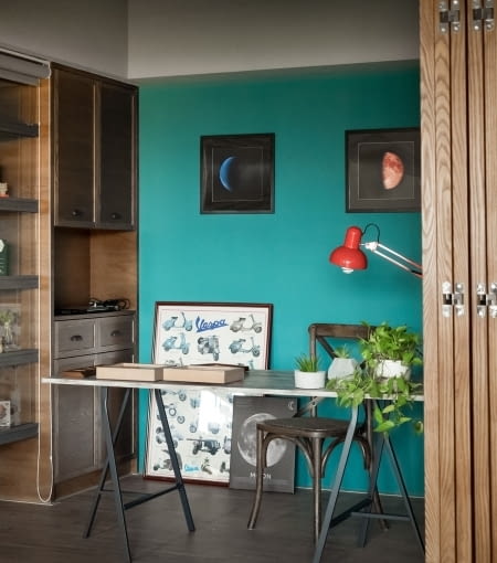 Mieszkanie w Kaohsiung - salon mieszkanie, oryginalne mieszkanie, jak urządzić mieszkanie, ciekawe mieszkanie, zdjęcia mieszkań