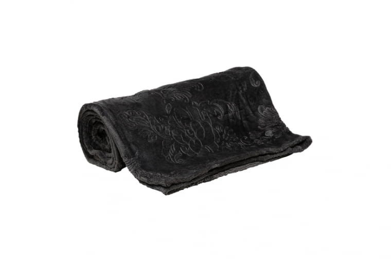 Koc FLORI ciemnoszary 130x160 cm 69,90zł