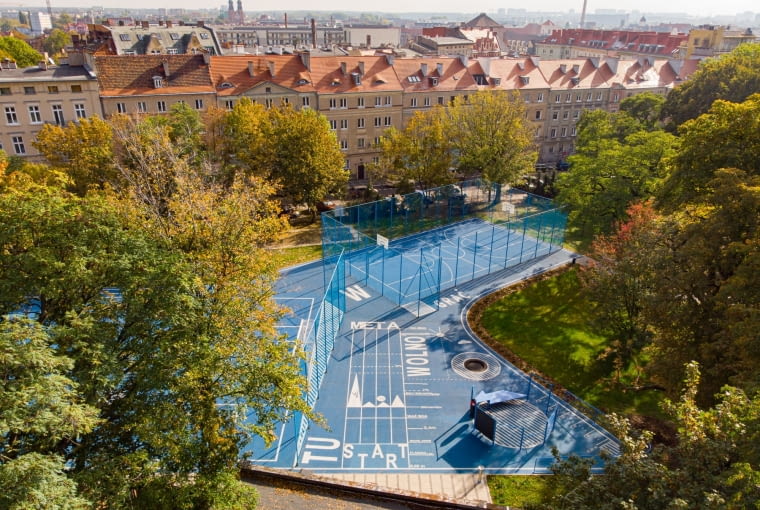 Przebudowa Ogrodu Jordanowskiego nr 1 w Poznaniu. Proj. UGO Przebudowa Ogrodu Jordanowskiego nr 1 w Poznaniu. Proj. UGO