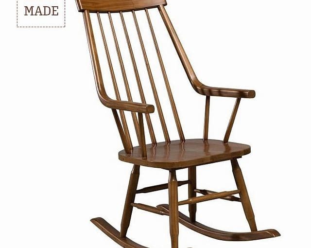 Henry, fotel bujany, drewno, 54 x 44 cm, wys. 114 cm, 845 zł