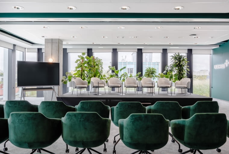 Biuro Lux Med w Warszawie. Proj. Workspace