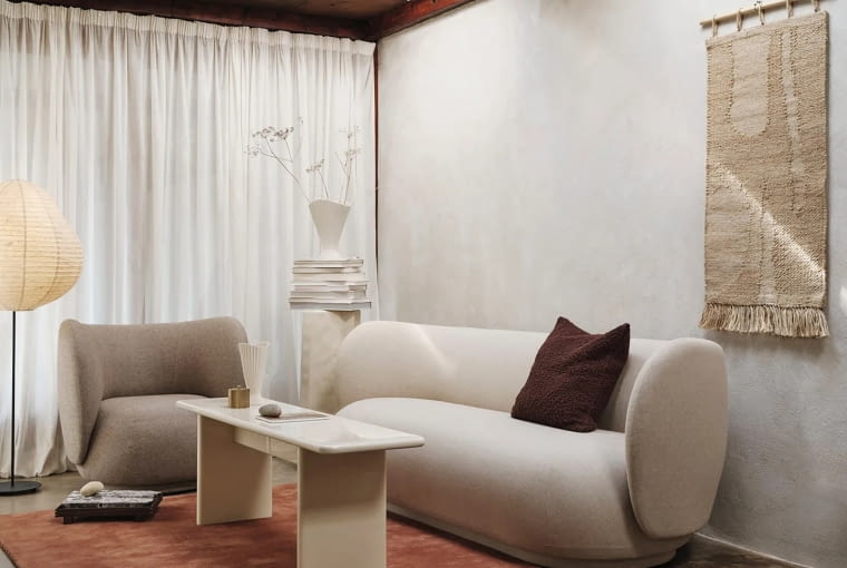 Dekoracja ścienna Harvest (Ferm Living), juta, 50 x 100 cm, 330 zł. Dekoracja ścienna Harvest (Ferm Living), juta, 50 x 100 cm, 330 zł.