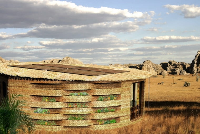 Szkoła wydrukowana na drukarce 3D na Madagaskarze. Proj. Studio Mortazavi Szkoła wydrukowana na drukarce 3D na Madagaskarze. Proj. Studio Mortazavi