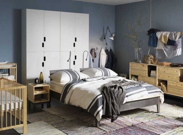 Sypialnia sypialnia, łóżko, jak śpią Polacy, jak mieszkają Polacy, badania, badania IKEA