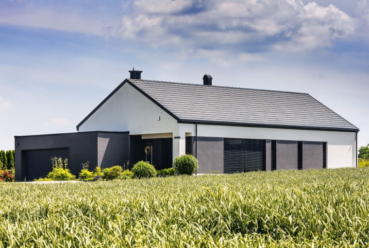 Dachówka betonowa Braas Celtycka TermoComfort, kolor grafitowy