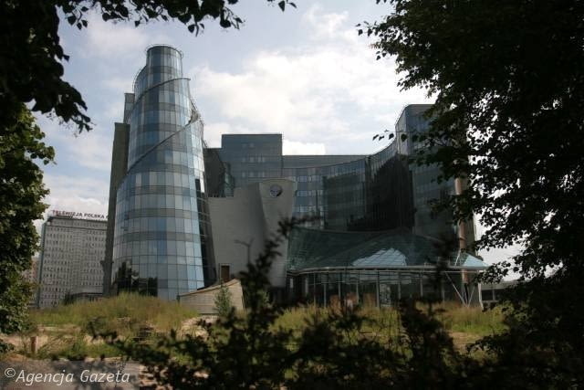 Czesław Bielecki, siedziba Telewizji Polskiej, Warszawa Czesław Bielecki, siedziba Telewizji Polskiej, Warszawa