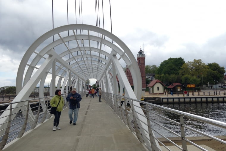 Kładka w Ustce Kładka w Ustce