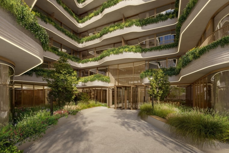 Żurawia 8. Projekt przebudowy -  MVSA Architects