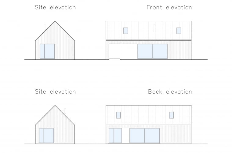 Kownatki Lake House - elewacje