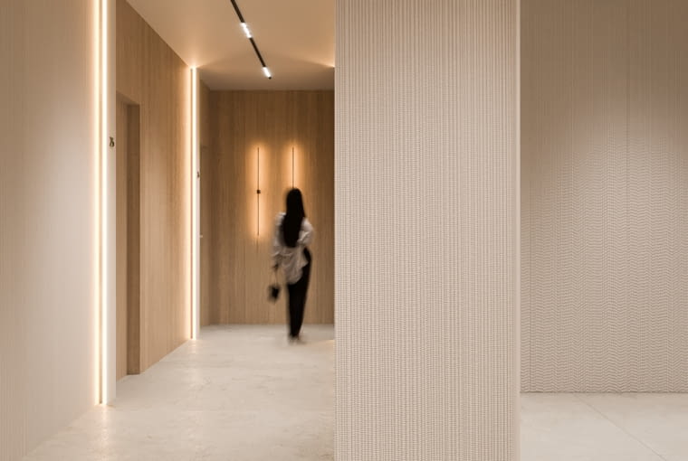 Flare Warszawa. Wizualizacje komunikacji na kondygnacjach mieszkanych Flare Warszawa. Wizualizacje komunikacji na kondygnacjach mieszkanych