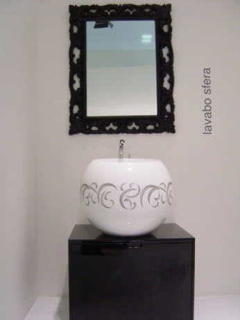 Czarna łazienka, Meble Sfera Czarna łazienka, Meble Sfera