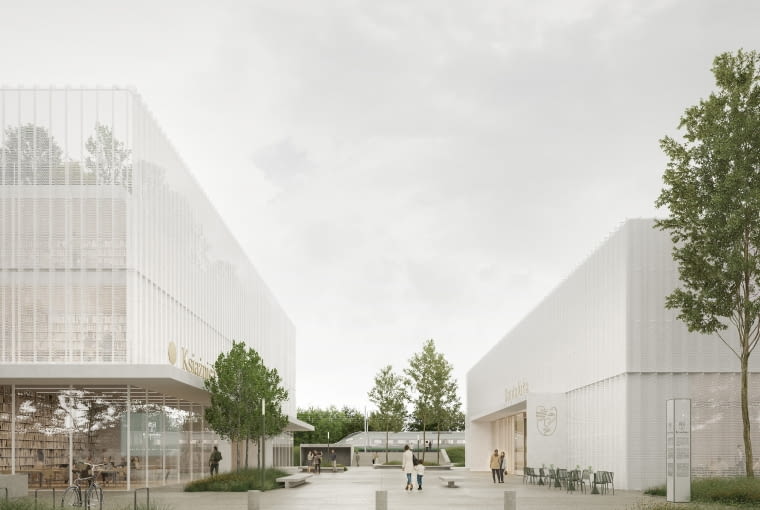 Zwycięski projekt nowej siedziby Teatru Lalek Banialuka w Bielsku-Białej, autorstwa pracowni P2PA