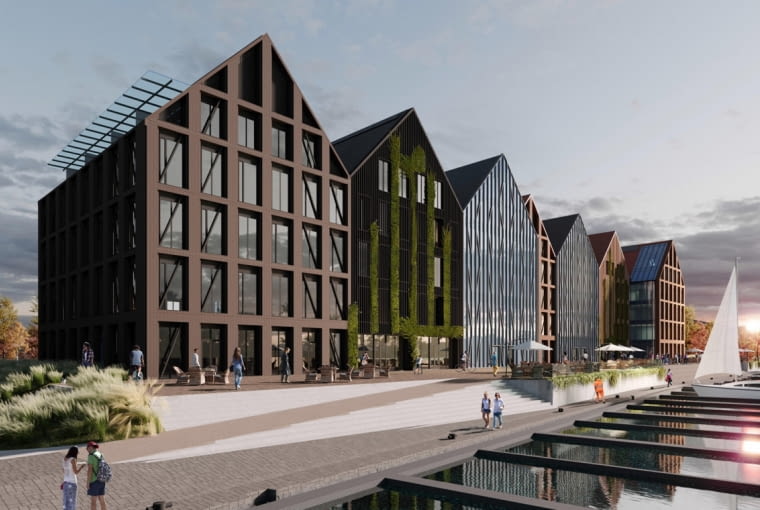 Porta Mare w Elblągu. Proj. Pas Projekt