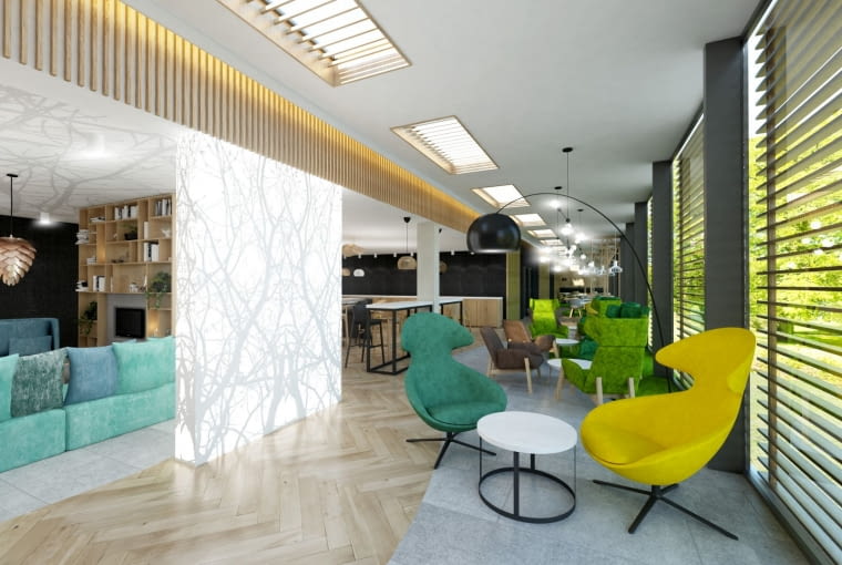 Projekt wnętrz hotelu Ibis Styles Tomaszów Lubelski Projekt wnętrz hotelu Ibis Styles Tomaszów Lubelski