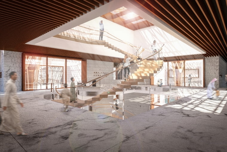 Muzeum Arabskiej Sztuki Współczesnej w Szardży. Proj. AIDA STUDIO - Ronaldo Rodriguez-Leal i Natalia Wrzask. Muzeum Arabskiej Sztuki Współczesnej w Szardży. Proj. AIDA STUDIO - Ronaldo Rodriguez-Leal i Natalia Wrzask.