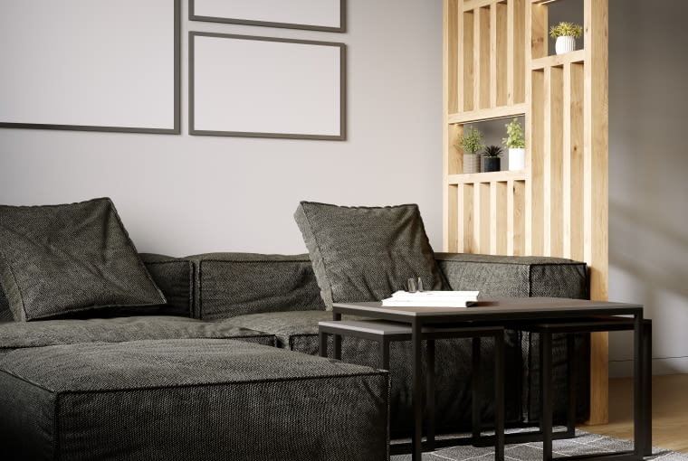 Ścianka drewniana działowa