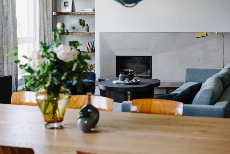 Widok na strefę wypoczynkową.