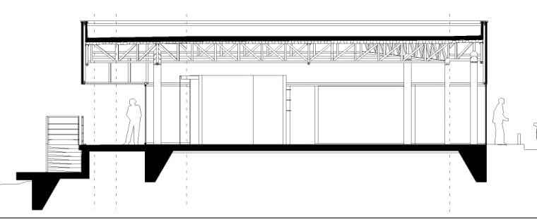 Pawilon stacji paliw w Sierczy koło Wieliczki. Proj. Group_A Architects