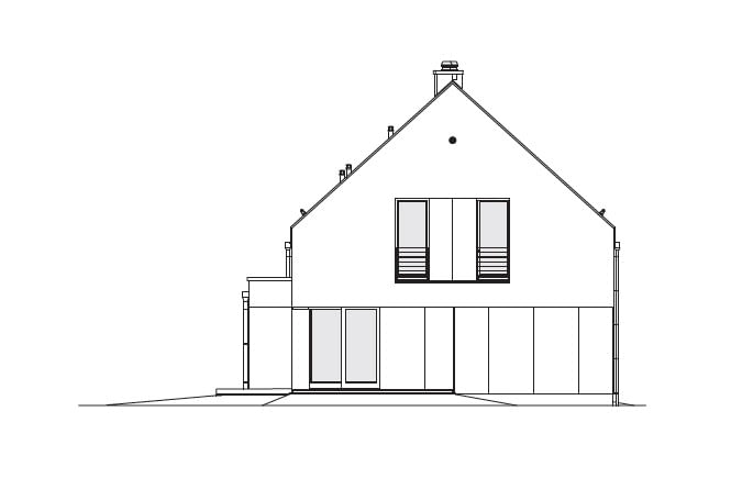 Elewacja boczna Elewacja boczna