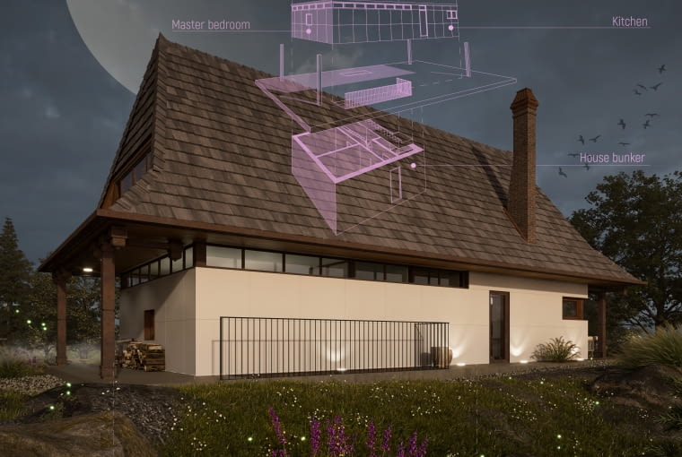 Projekt "Didova chata" autorstwa Yulii Zubar Projekt "Didova chata" autorstwa Yulii Zubar