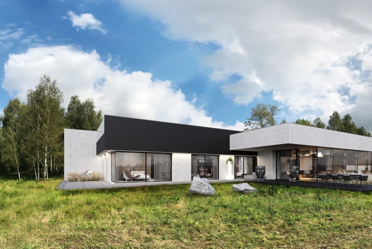 Dom na wzniesieniu - RE: HOUSE IN THE ROCK. Proj. REFORM Architekt Dom na wzniesieniu - RE: HOUSE IN THE ROCK. Proj. REFORM Architekt