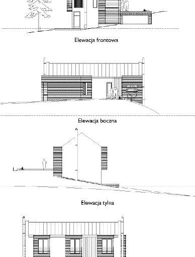 Widok elewacji Widok elewacji