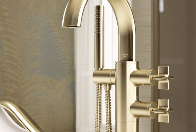 Bateria wannowa, Baia, Armani Roca, roca.com Bateria wannowa, Baia, Armani Roca, roca.com