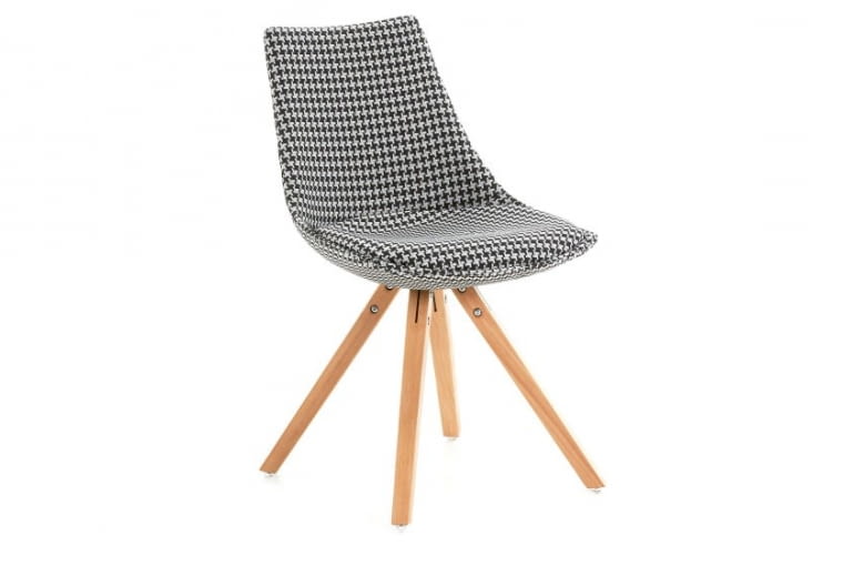 Krzesło ARMONY, drewno i tkanina, 680 zł/szt., 9design Krzesło ARMONY, drewno i tkanina, 680 zł/szt., 9design