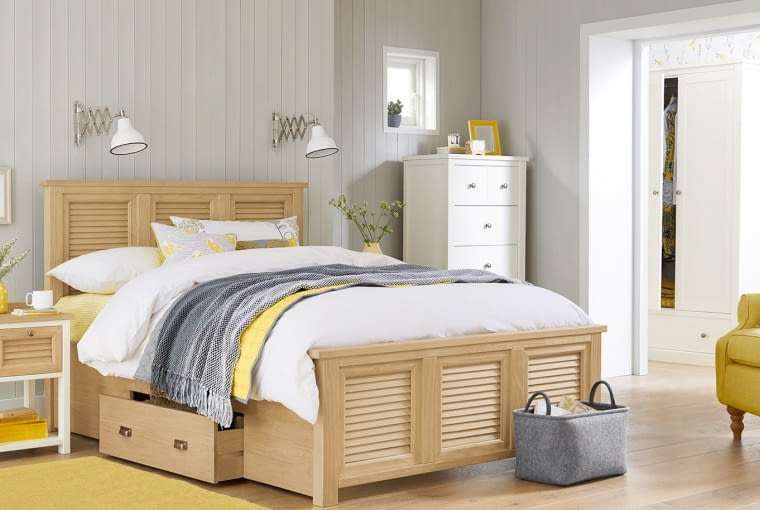 Drewniane meble w sypialni komody do sypialni