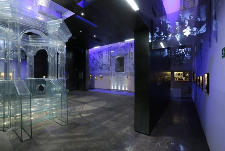 Wystawa Świętokrzyski Sztetl w Chmielniku. Proj. Nizio Design International