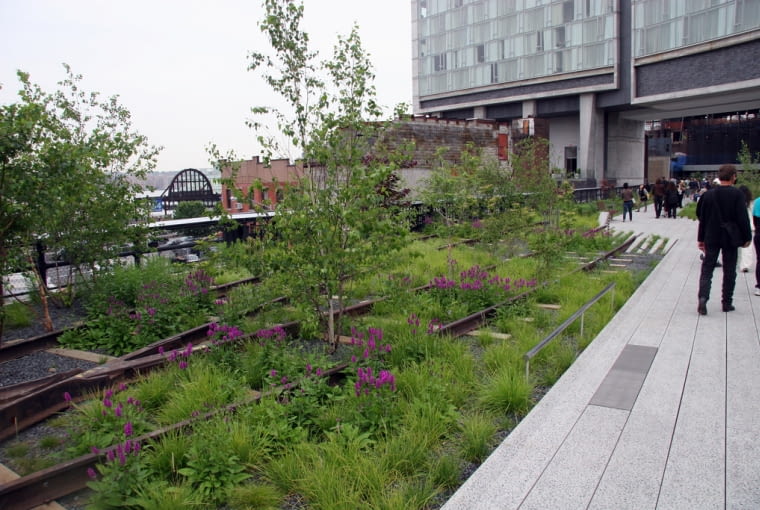 Park High Line w Nowym Jorku Park High Line w Nowym Jorku