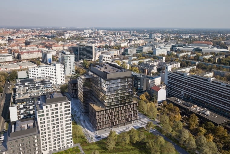 Biurowiec MidPoint71 we Wrocławiu. Proj. Medusa Group Biurowiec MidPoint71 we Wrocławiu. Proj. Medusa Group