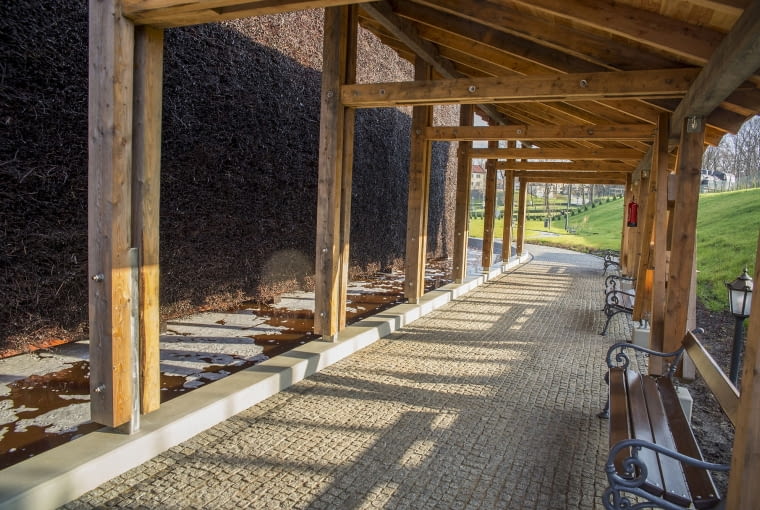 Tężnia solankowa w Wieliczce Tężnia solankowa w Wieliczce